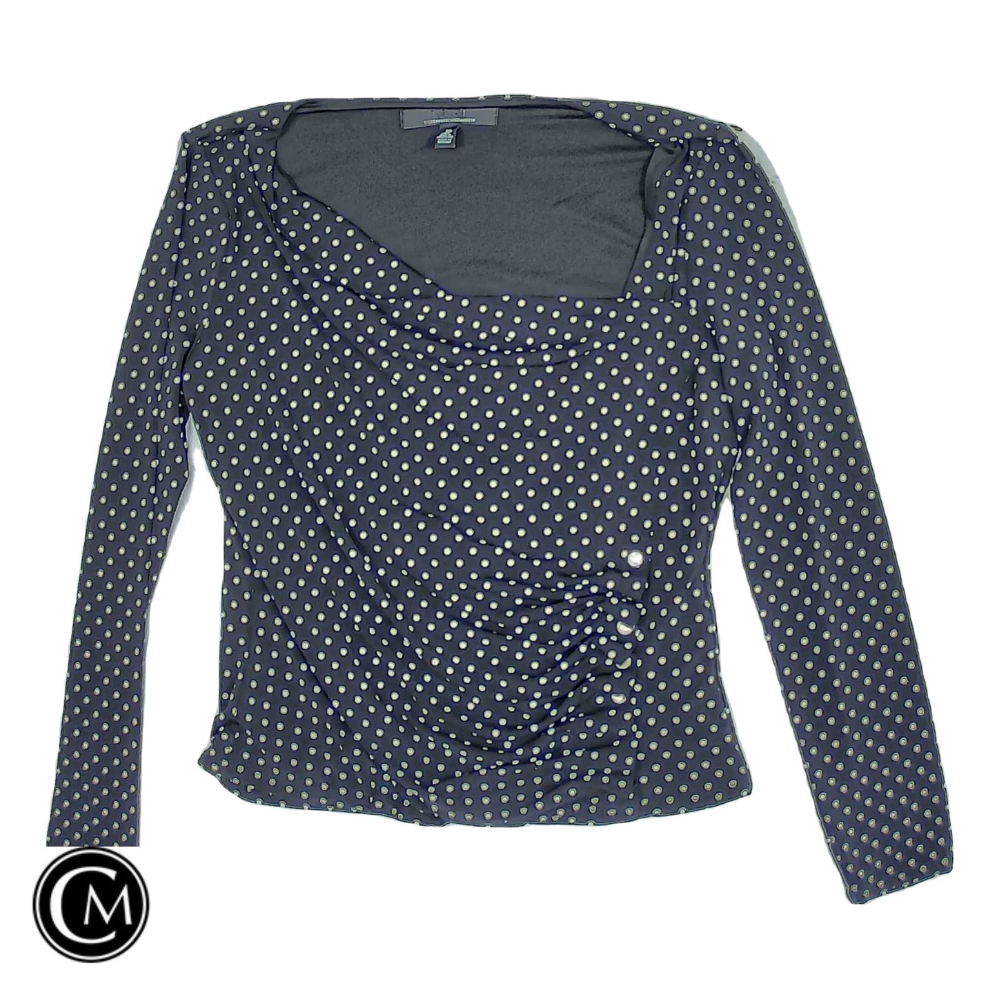 Top Ls By White House Black Market In Polkadot Pattern, Size: M