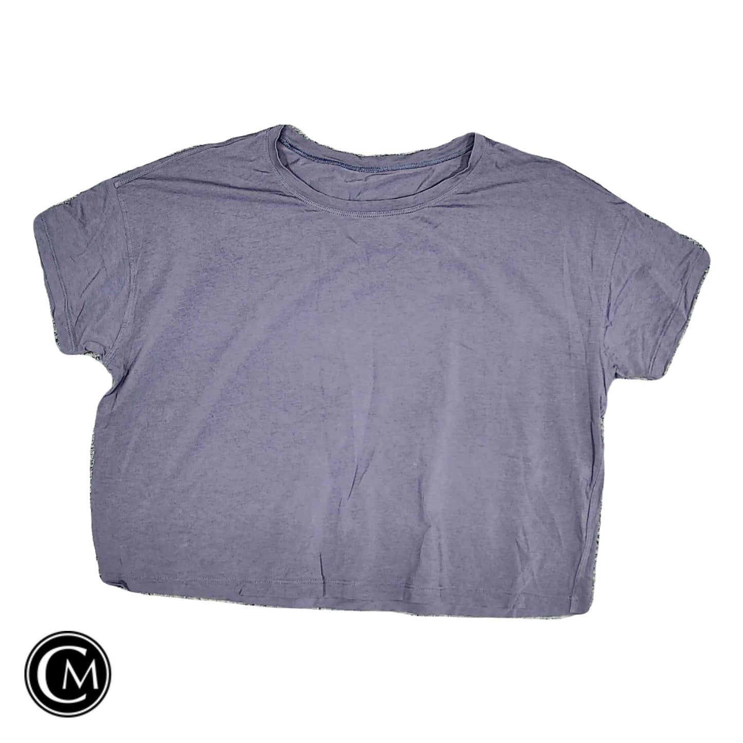 Athletic Top Ss By Lululemon In Purple, Size: M
