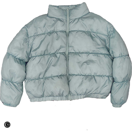 Coat Puffer & Quilted By Bp In Blue, Size: M