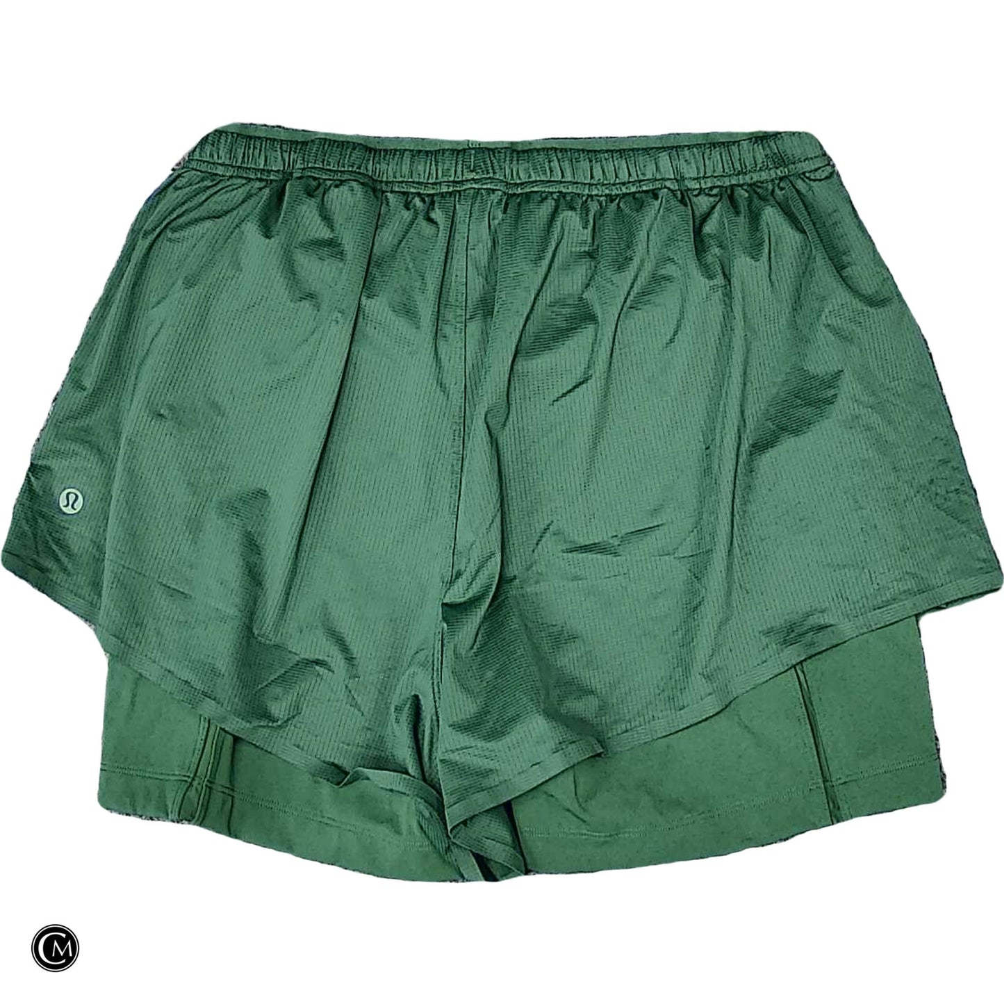 Athletic Shorts By Lululemon In Green, Size: M