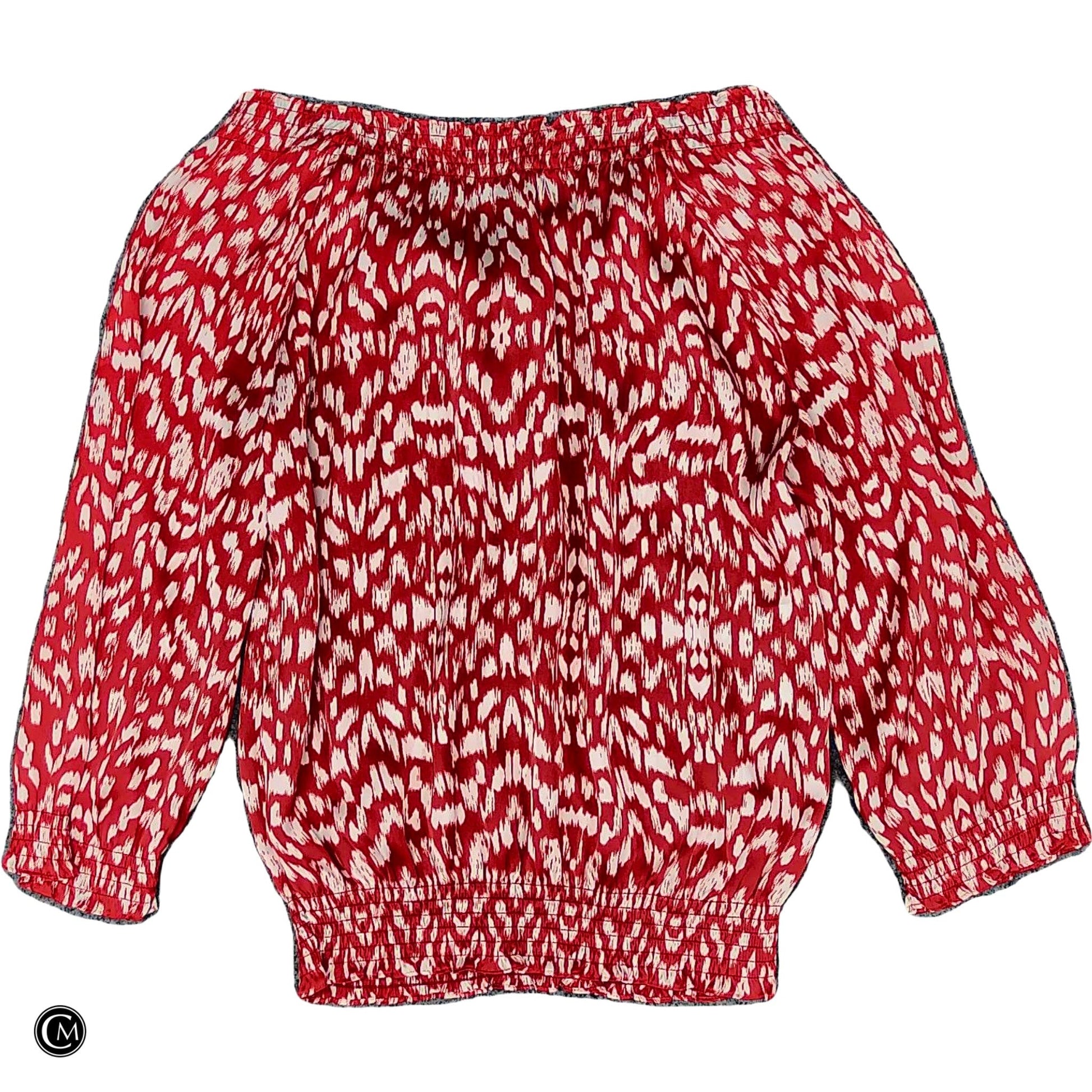Top Ls By Jones New York In Red & White, Size: S image 2