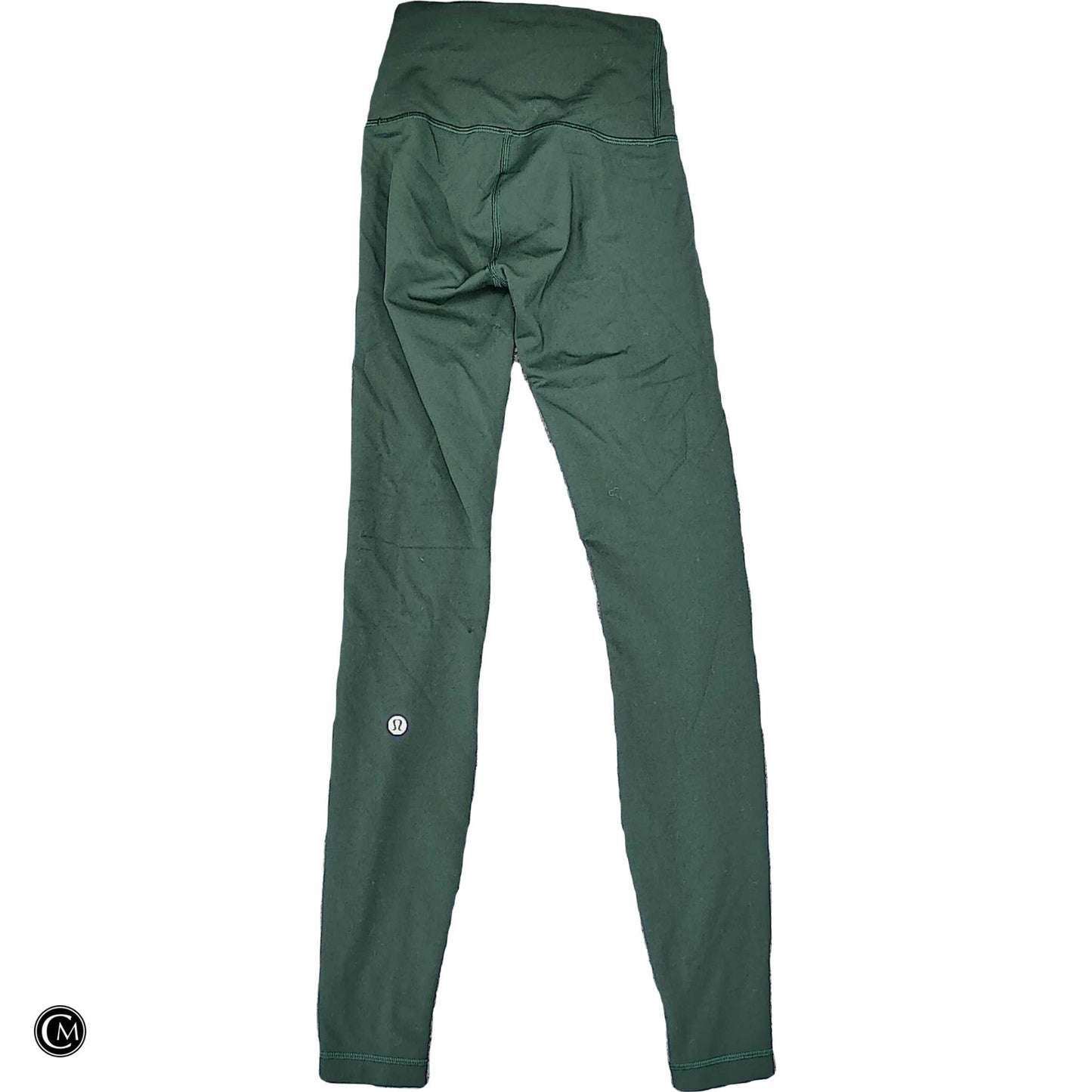Athletic Leggings By Lululemon In Green, Size: Xs