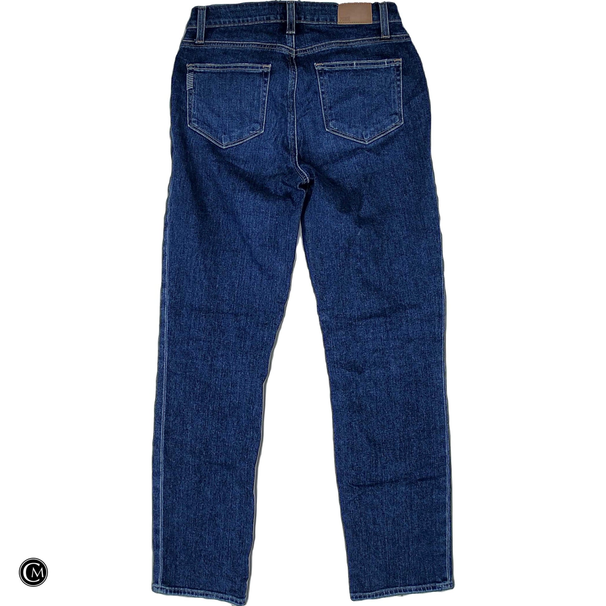 Jeans Straight By Paige In Blue Denim, Size: 6 image 2