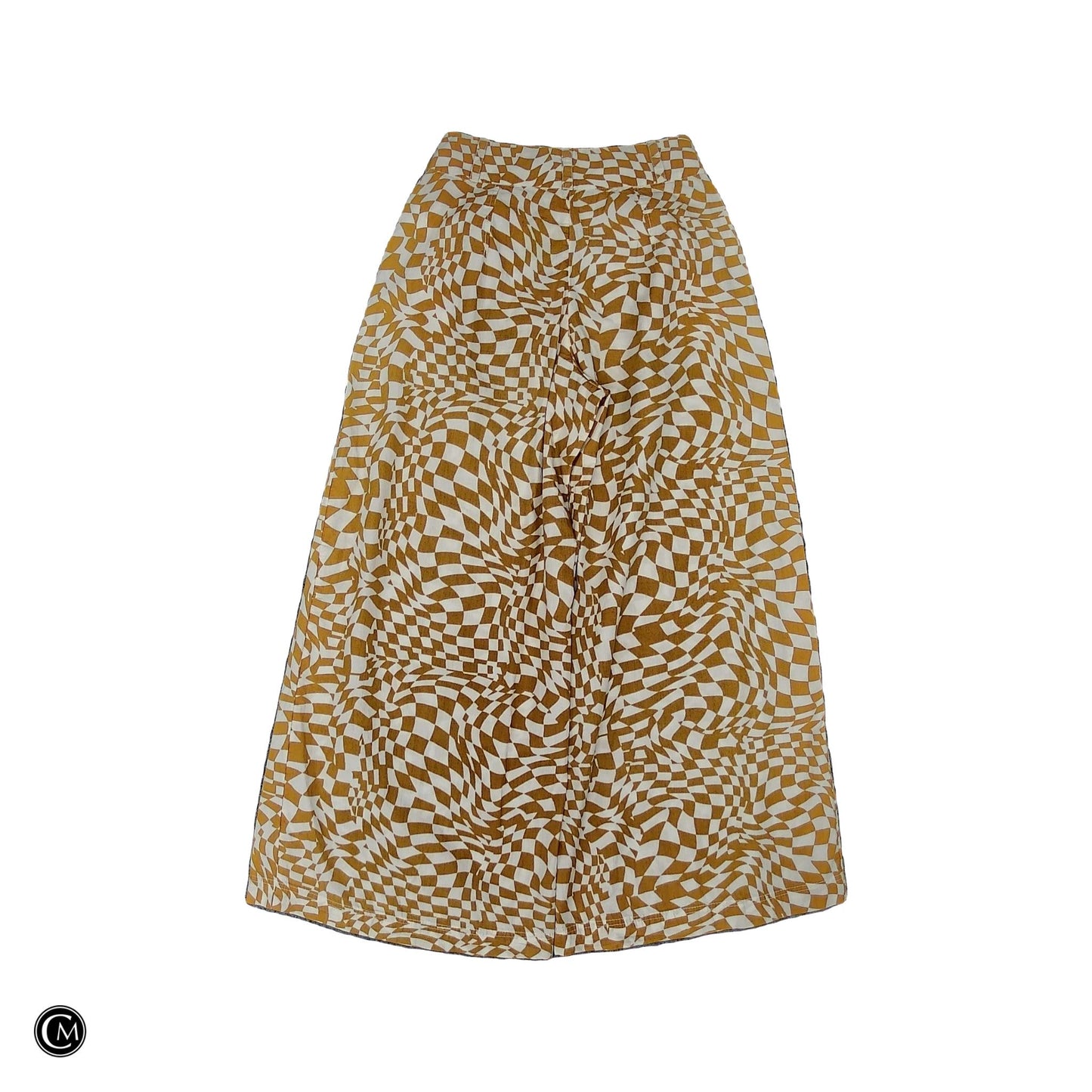 Pants Wide Leg By Free People In White & Yellow, Size: 0
