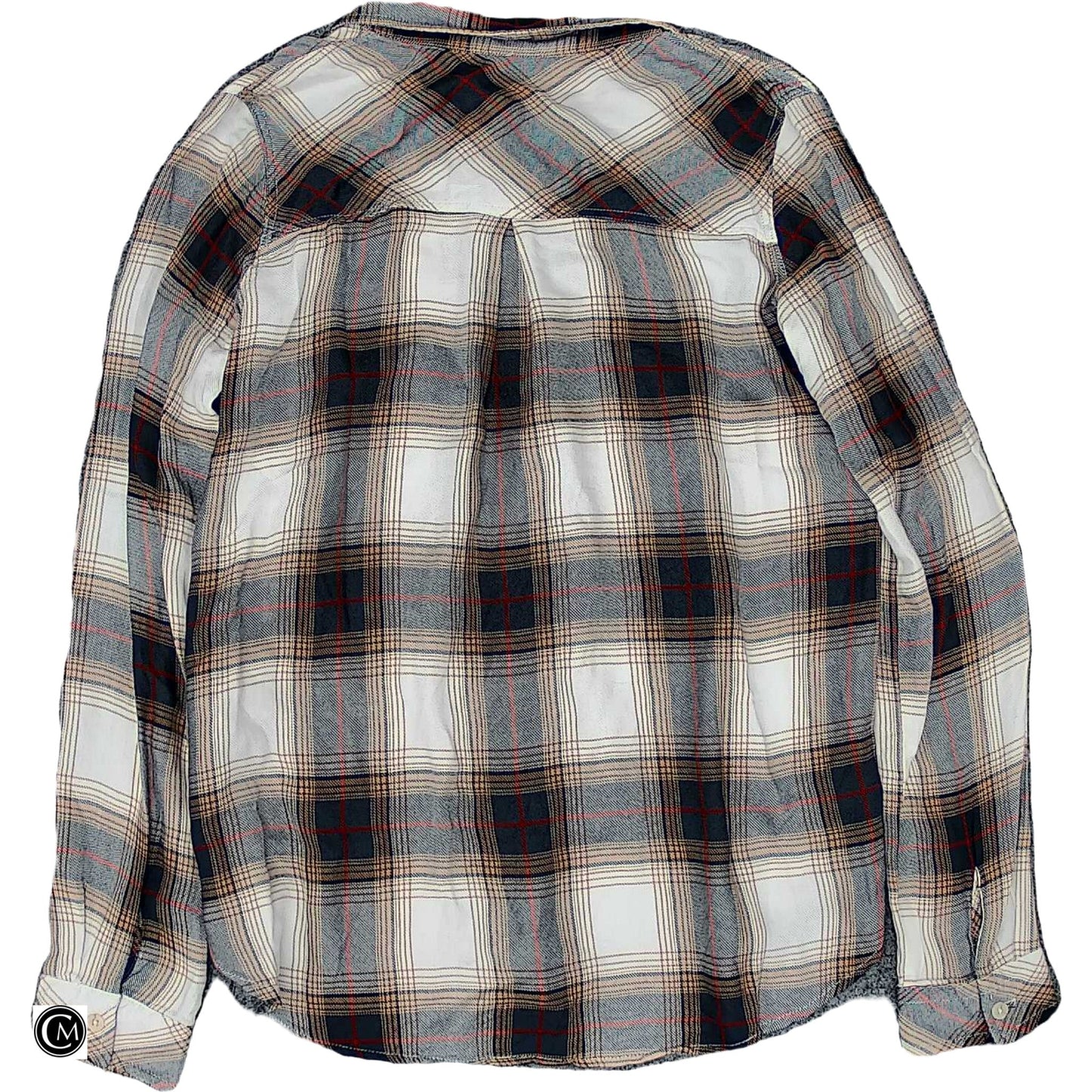 Top Ls By Thread And Supply In Plaid Pattern, Size: S image 2