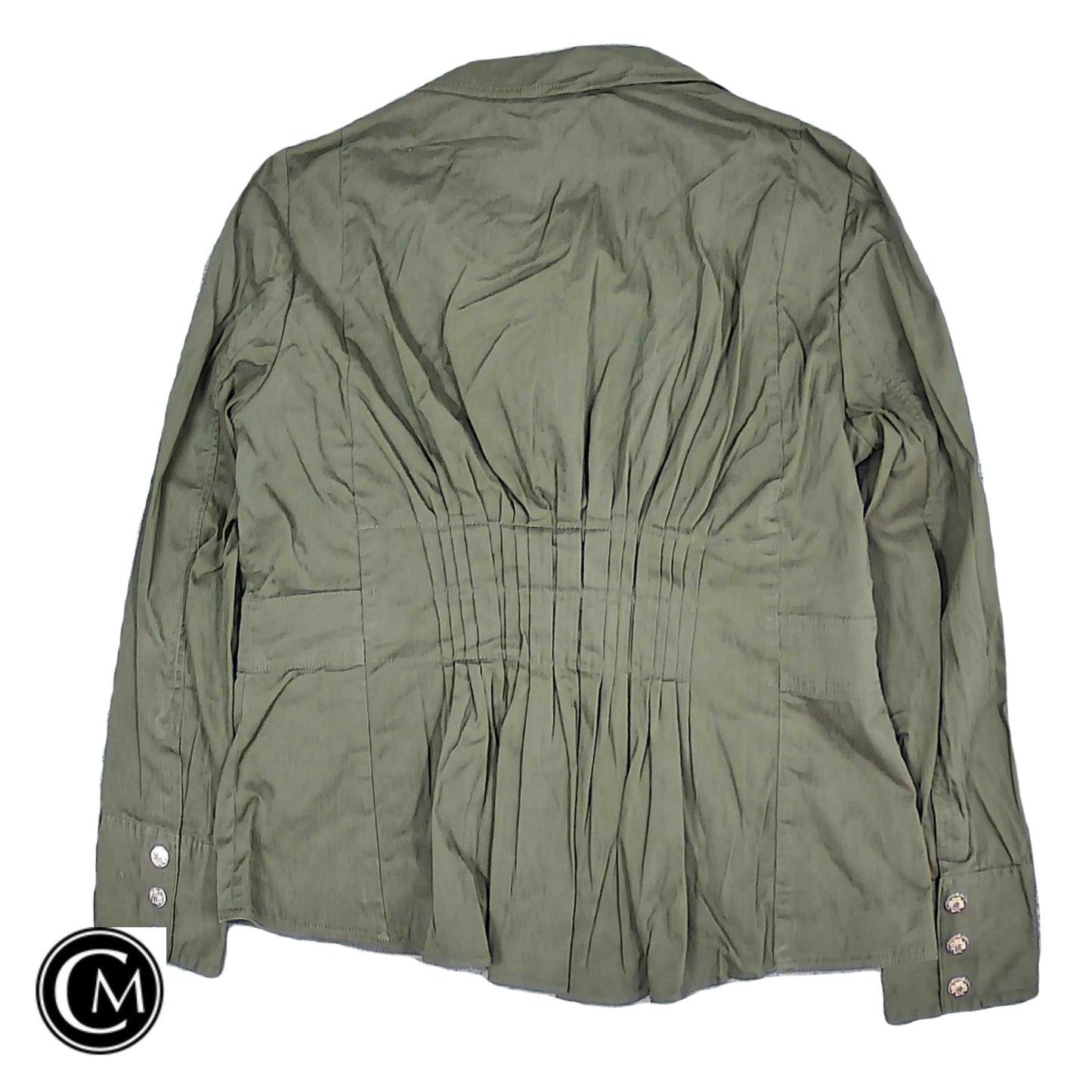 Jacket Other By White House Black Market In Green, Size: 12 image 2