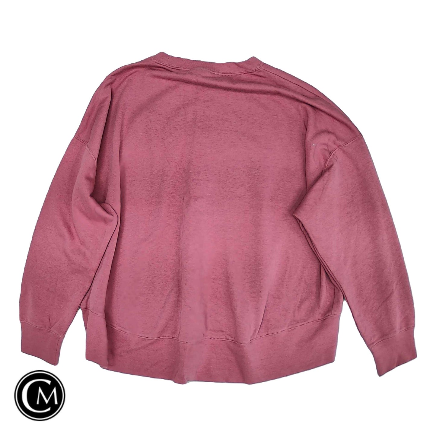 Sweatshirt Crewneck By Nike In Pink, Size: L