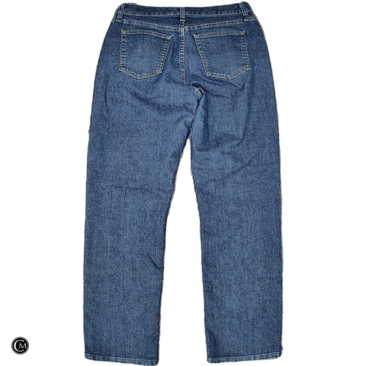 Jeans Straight By Lee In Blue Denim, Size: 10