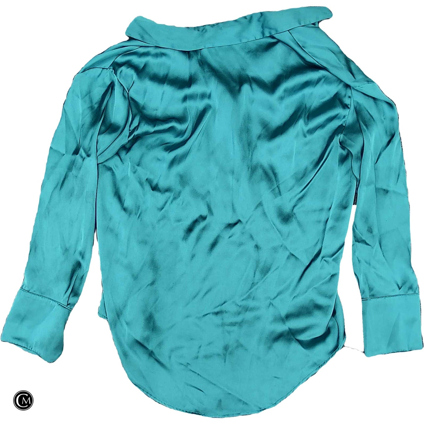 Blouse Ls By Zara In Green, Size: S image 2