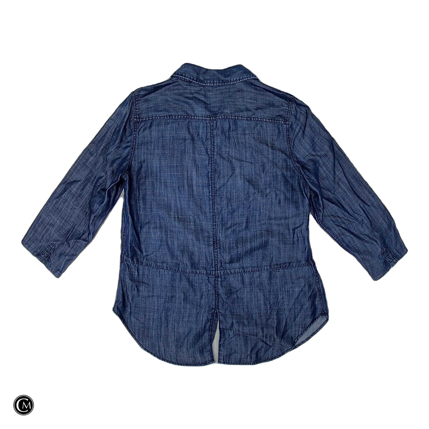 Top 3/4 Sleeve By Talbots In Blue, Size: Sp