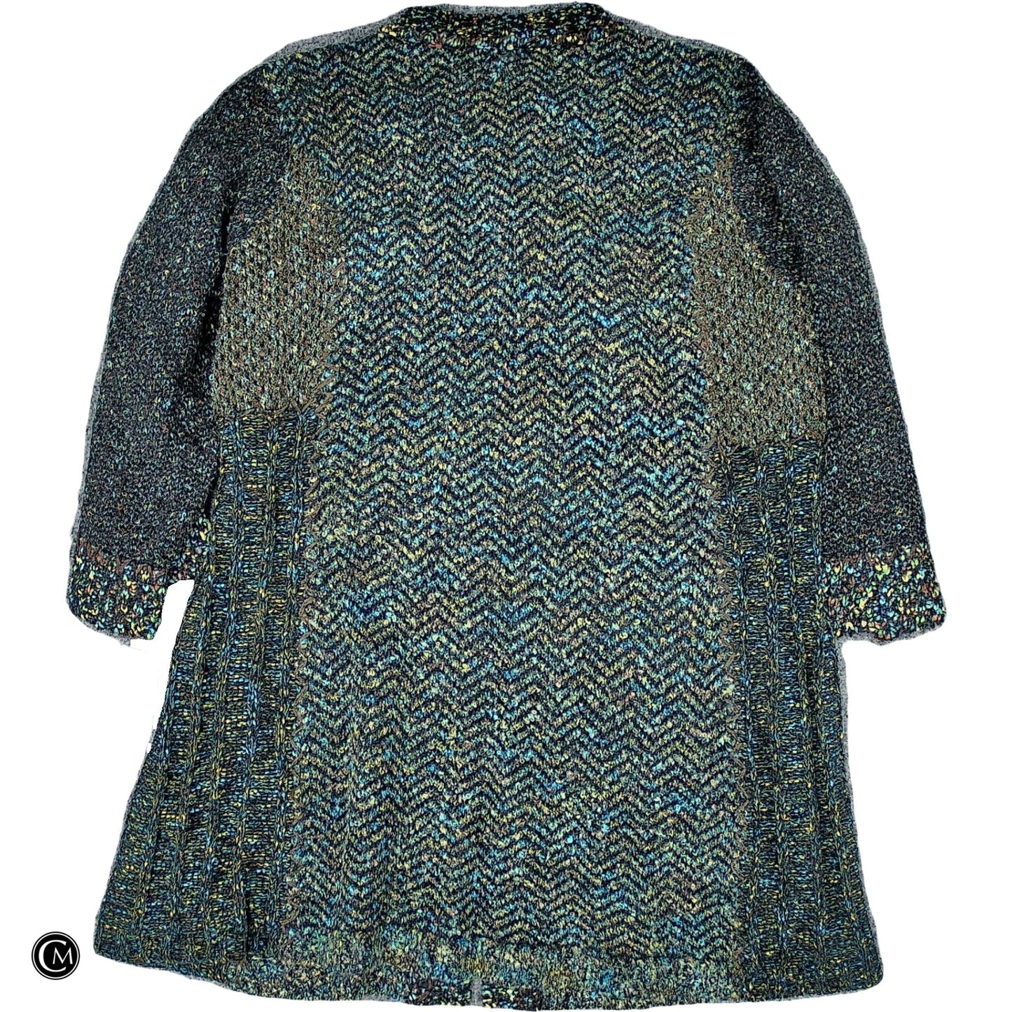 Dress Sweater By Curio In Black & Green, Size: 3x