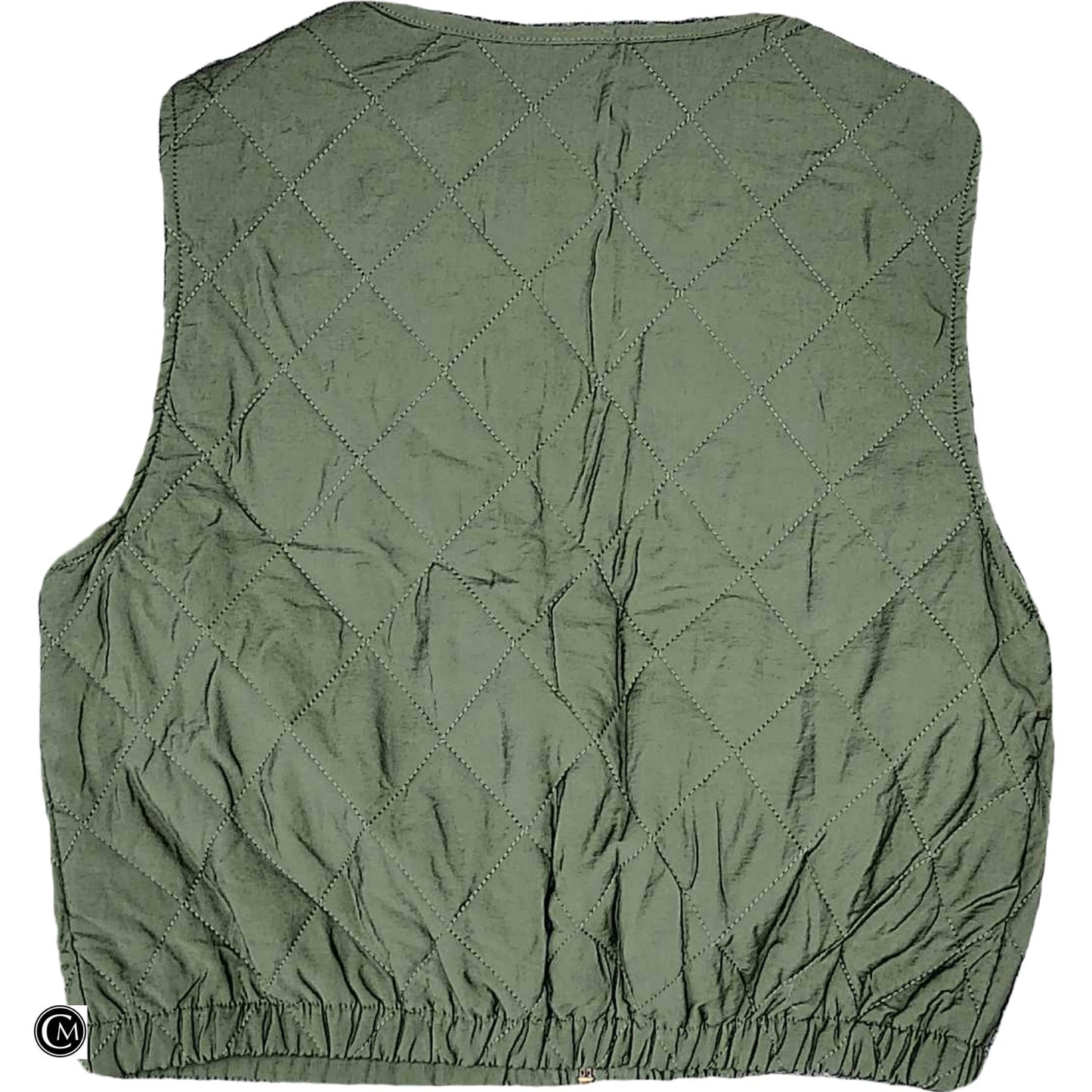 Vest Puffer & Quilted By Evereve In Green, Size: Xs