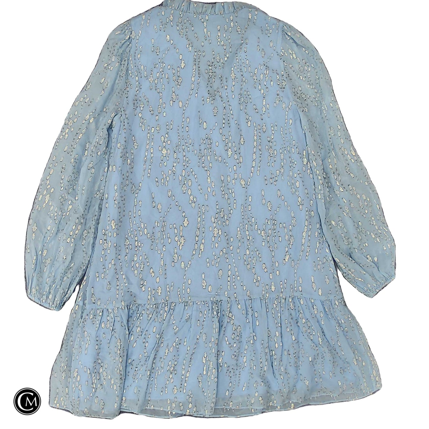 Dress Designer By Lilly Pulitzer In Blue & Gold, Size: S