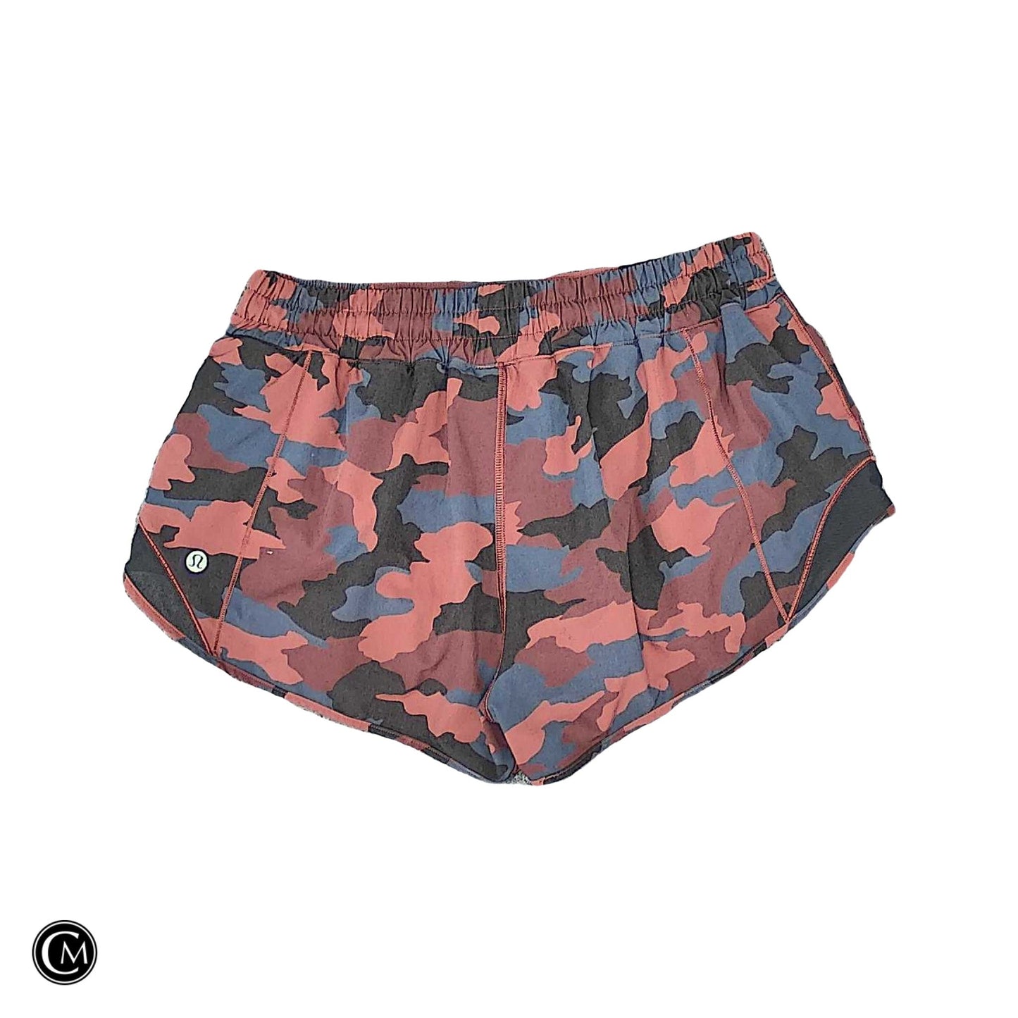 Athletic Shorts By Lululemon In Camouflage Print, Size: M