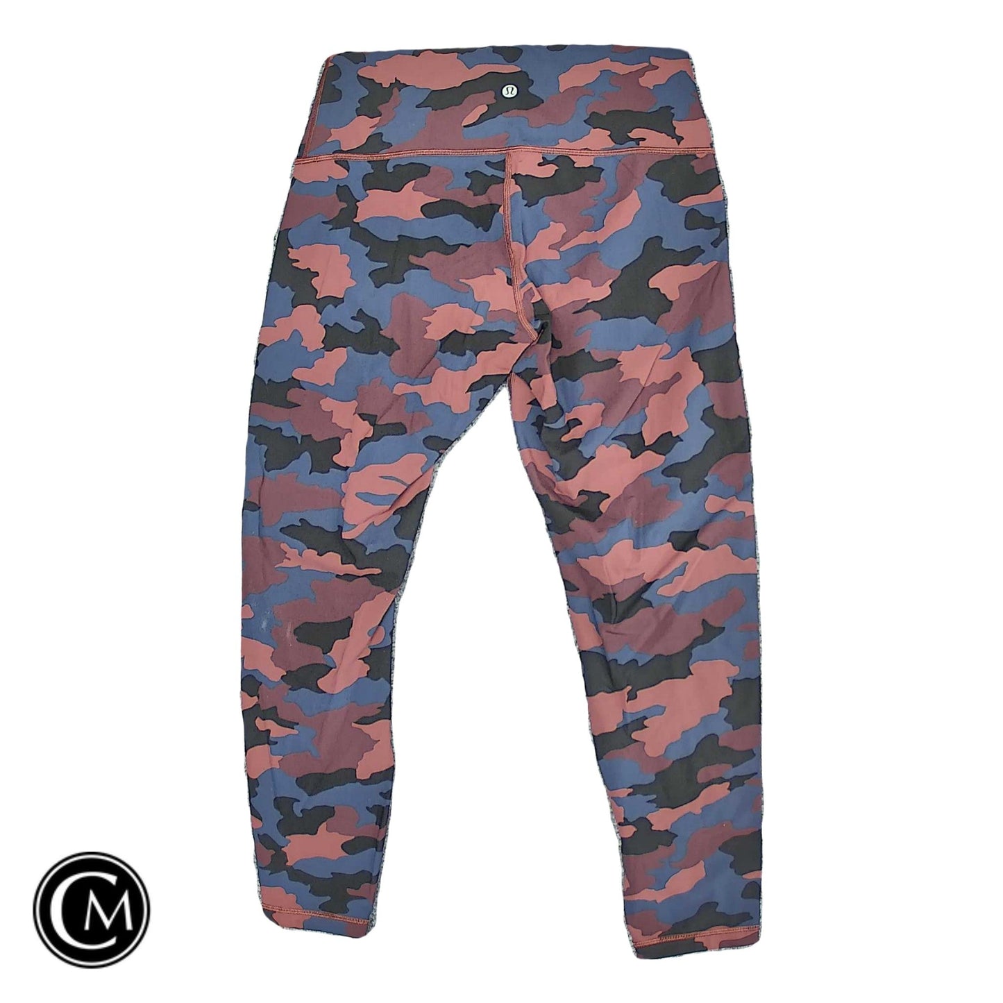 Athletic Leggings By Lululemon In Camouflage Print, Size: 10