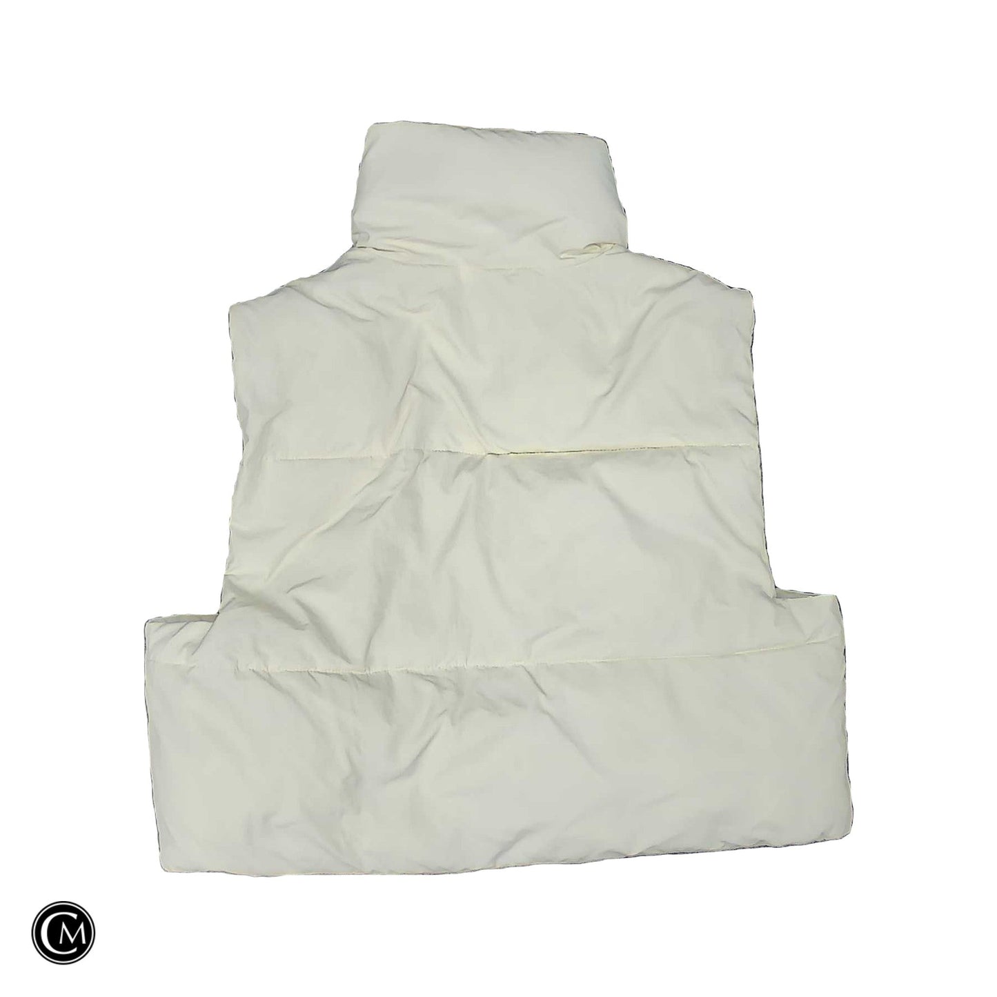 Vest Puffer & Quilted By Clothes Mentor In Cream, Size: Xl