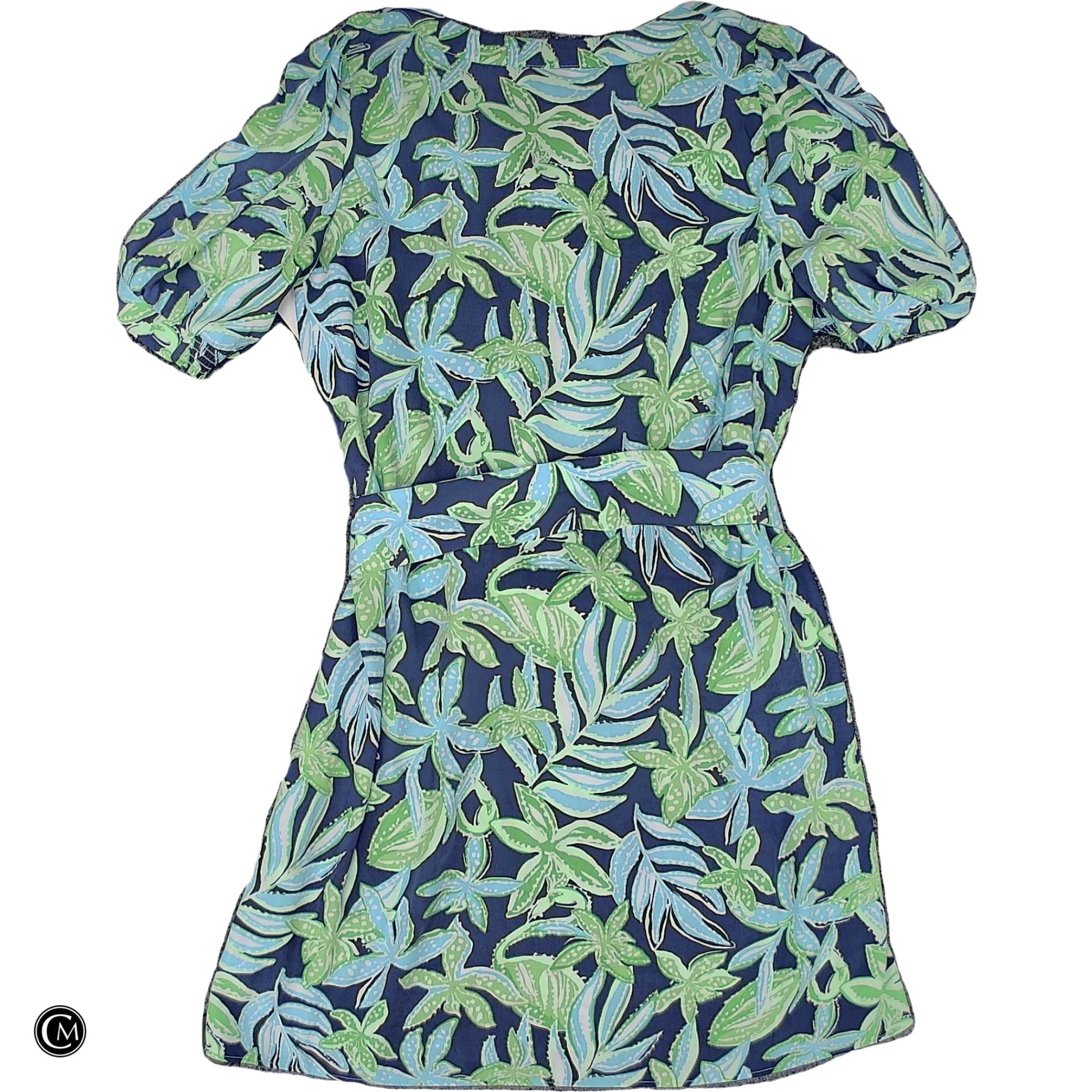 Dress Designer By Lilly Pulitzer In Blue & Green, Size: Xl image 2