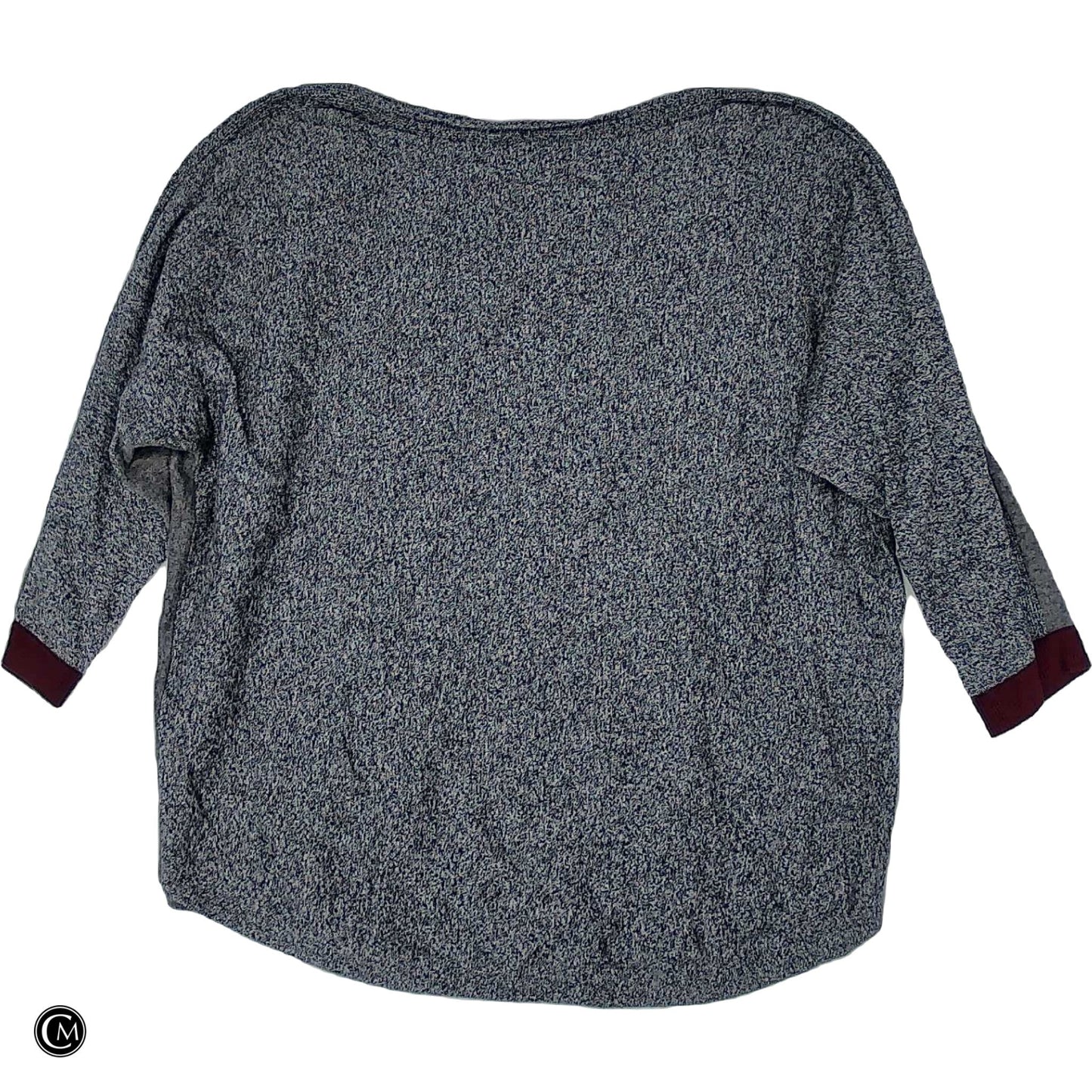 Top Ls By Chicos In Grey & Red, Size: L