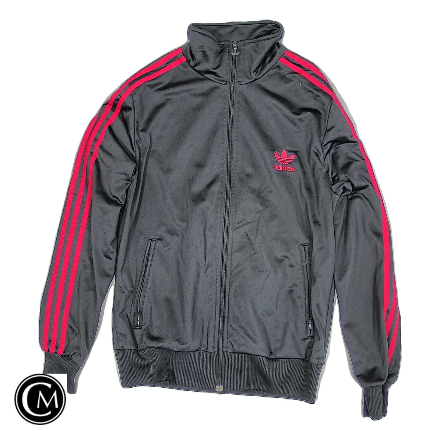 Pants Suit 2pc By Adidas In Black & Pink, Size: L image 2