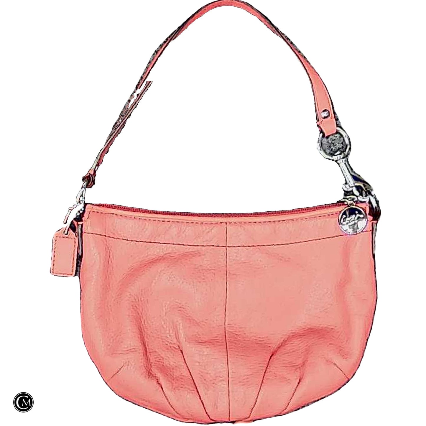 Handbag Designer By Coach In Pink, Size: Small
