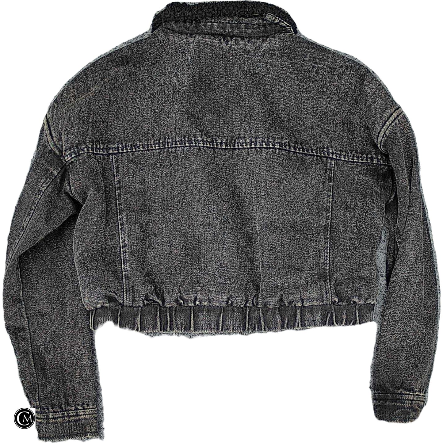 Jacket Denim By Highway In Black Denim, Size: S image 2