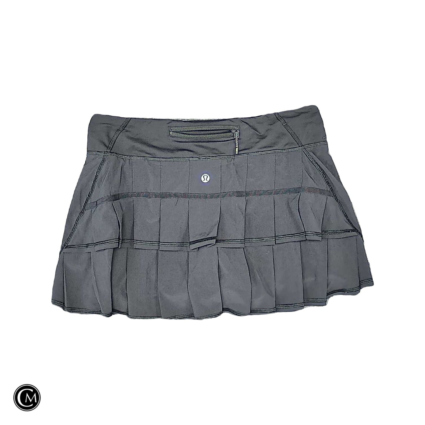 Athletic Skort By Lululemon In Black, Size: M
