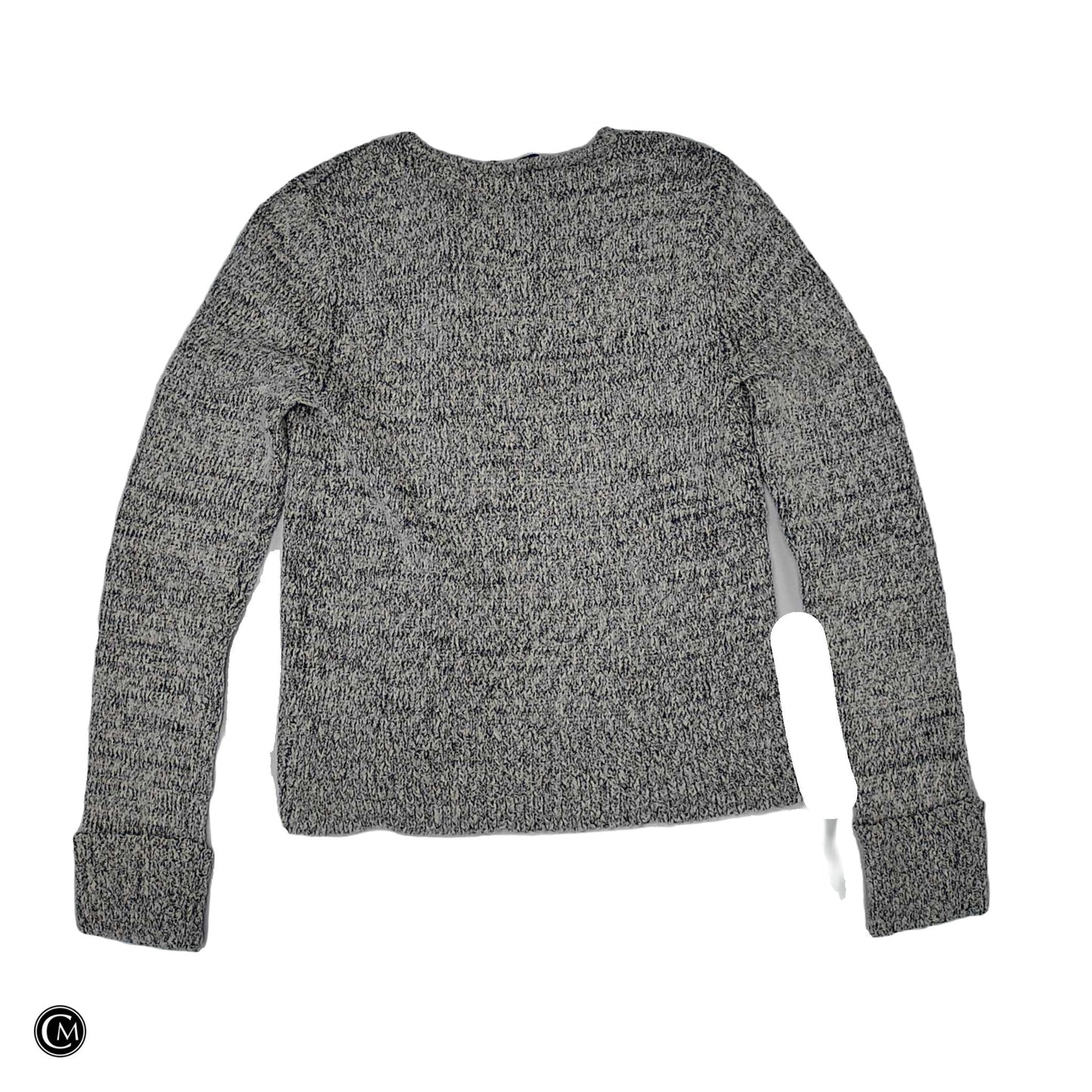 Sweater Cardigan By Loft In Grey, Size: S