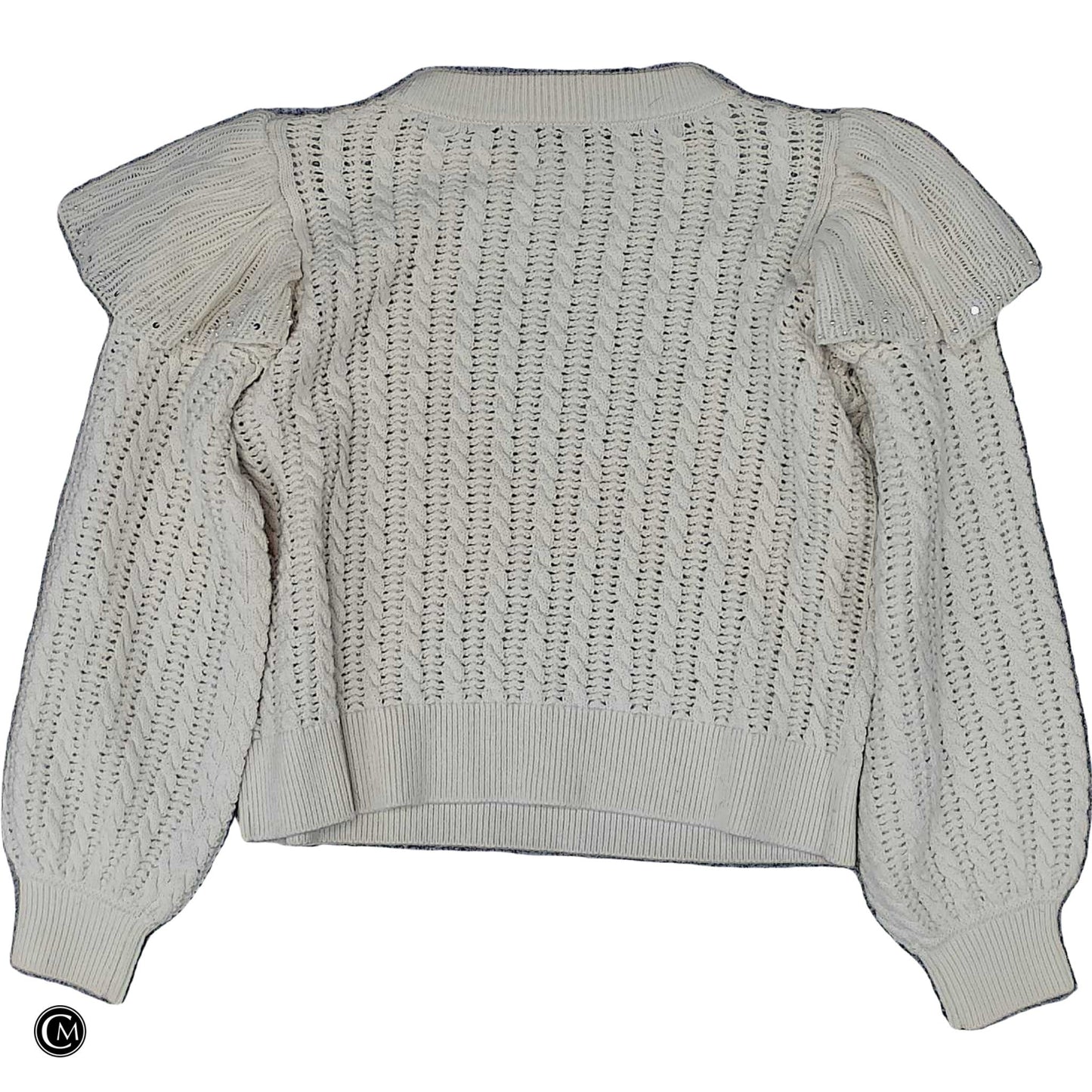 Sweater Designer By Alice + Olivia In Cream, Size: Xs