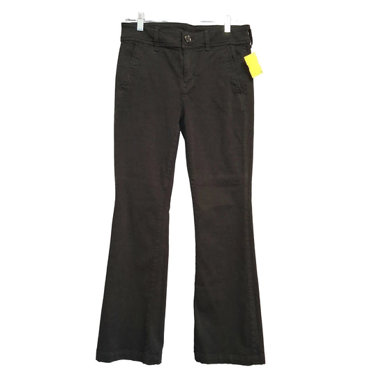 Jeans Boot Cut By American Eagle In Black Denim, Size:6
