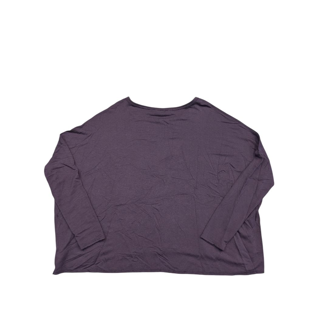 Athletic Top Ls Crewneck By Athleta In Purple, Size:L