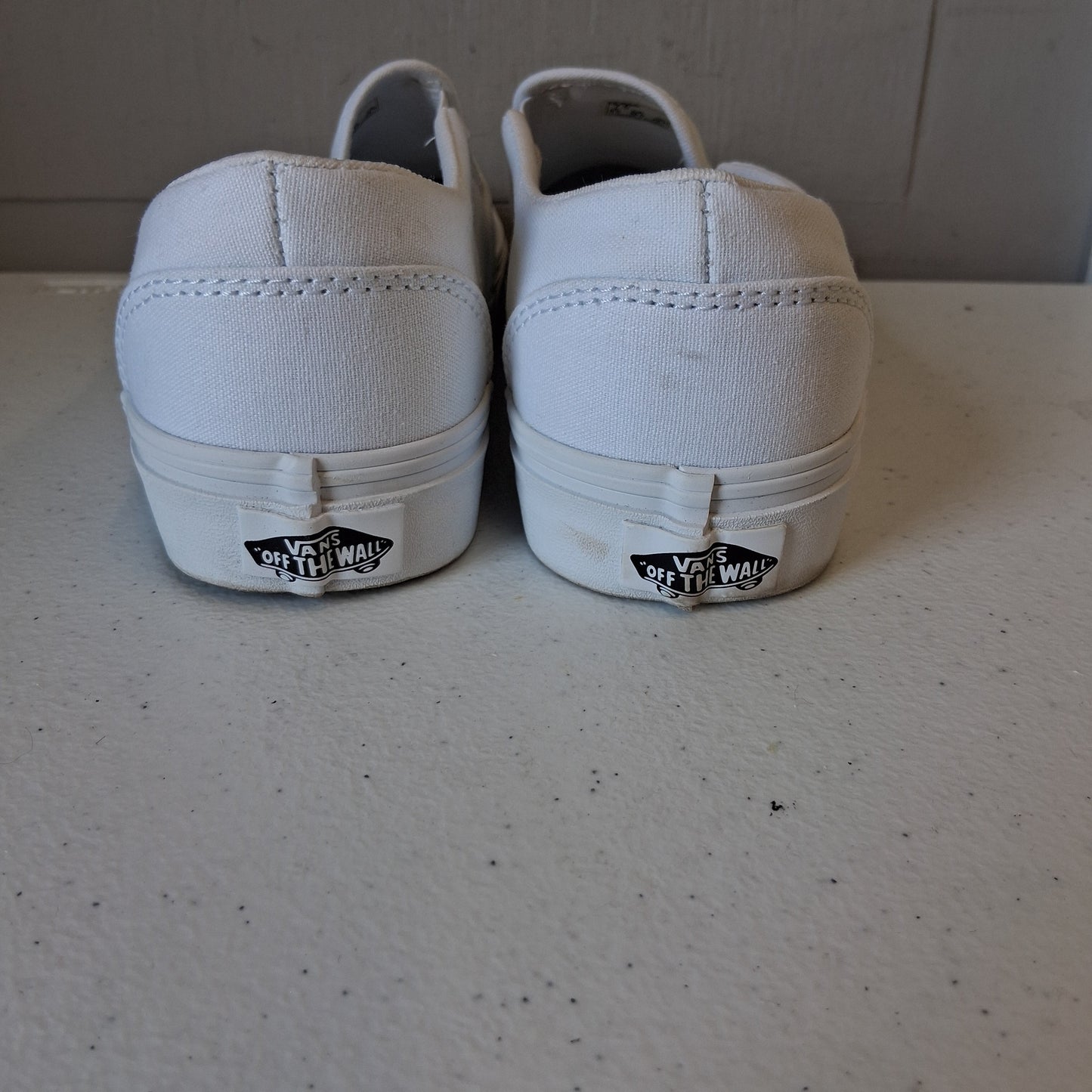 Shoes Sneakers By Vans In White, Size:7.5