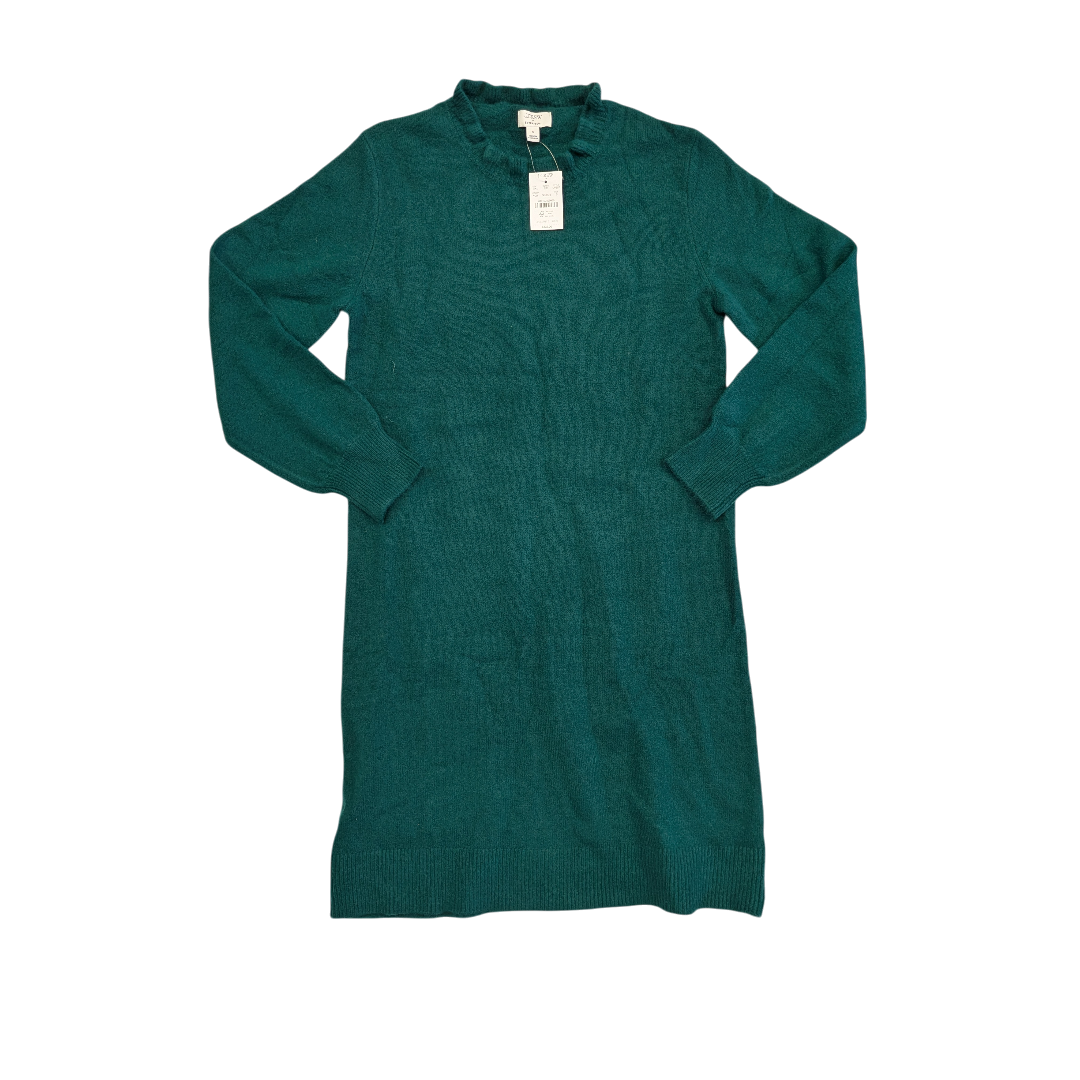 Dress Sweater By J. Crew In Green, Size:S