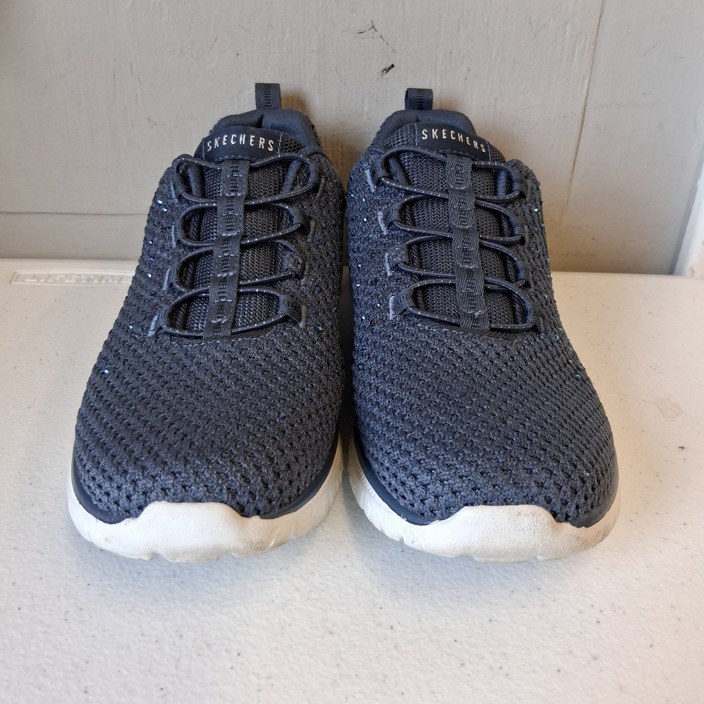 Shoes Athletic By Skechers In Blue, Size:6.5