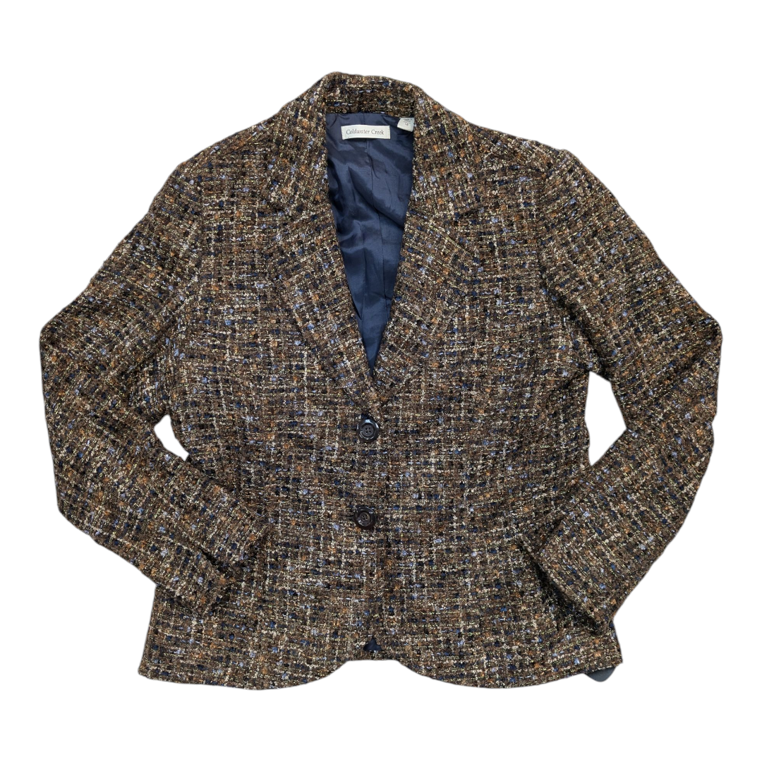 Blazer By Coldwater Creek In Brown, Size:16
