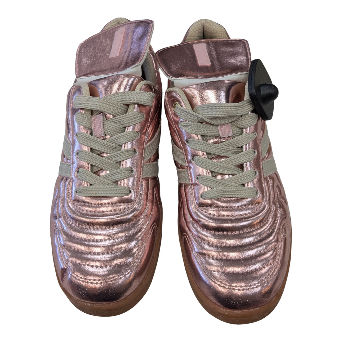 Shoes Sneakers By Steve Madden In Pink & Silver, Size:7.5