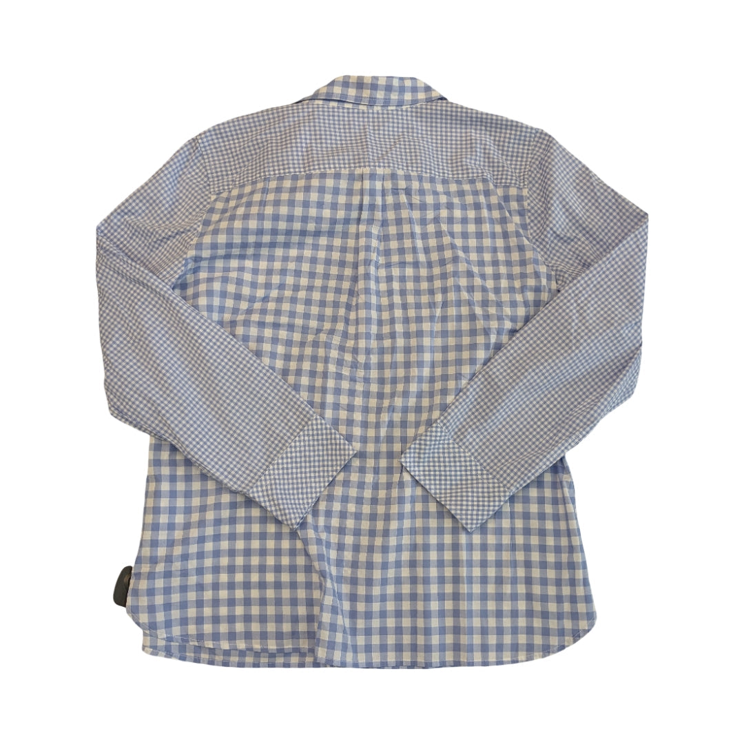 Top Ls By Talbots In Checkered Pattern, Size:L