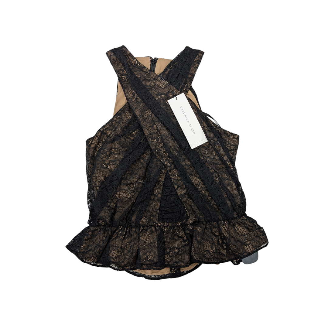 Top Sleeveless Designer By Veronica Beard In Black, Size:2