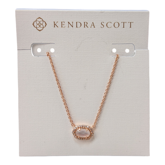 Necklace Set Designer By Kendra Scott In Rose Gold & Silver, Size:01 Piece Set