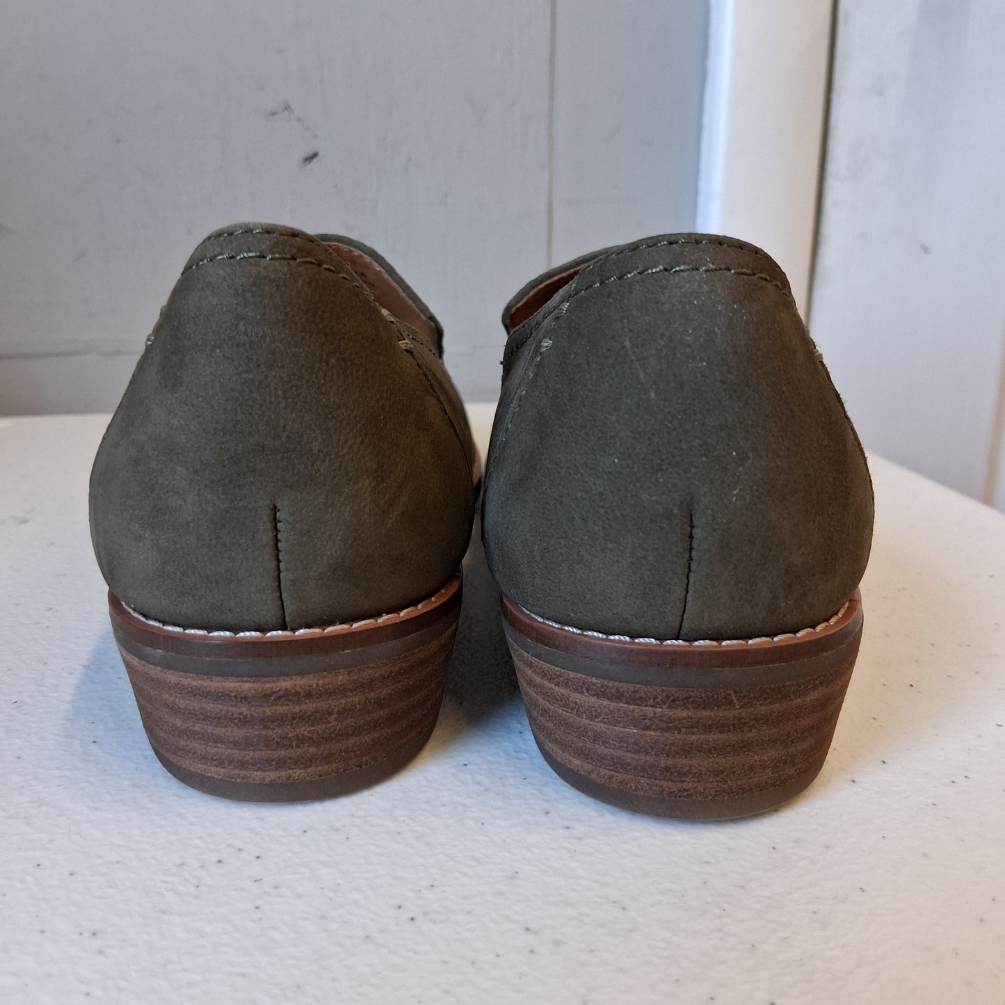 Shoes Flats By Earth In Green, Size:5