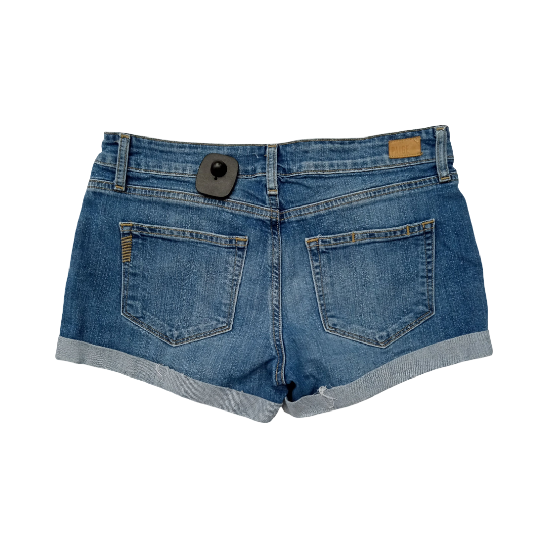 Shorts By Paige In Blue Denim, Size:0