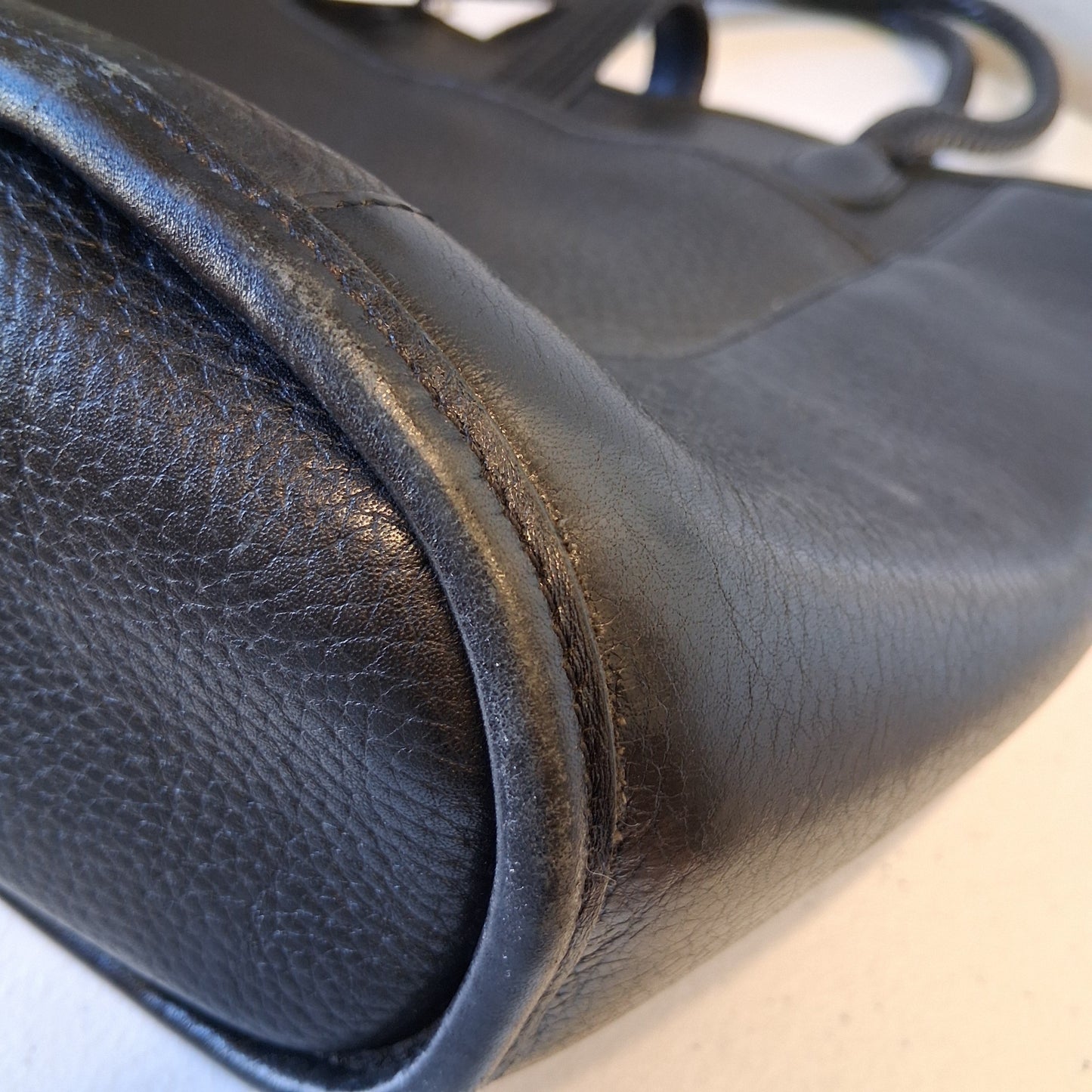 Handbag Leather By Brighton, Size: Medium