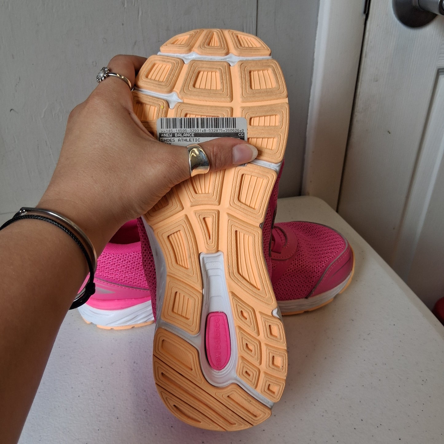 Shoes Athletic By New Balance In Pink, Size:6.5 Extra Wide