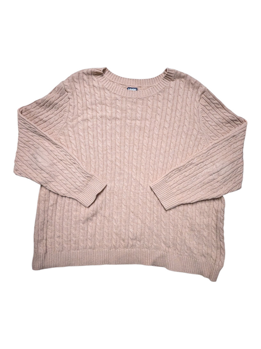Sweater By Lands End In Pink, Size:3X