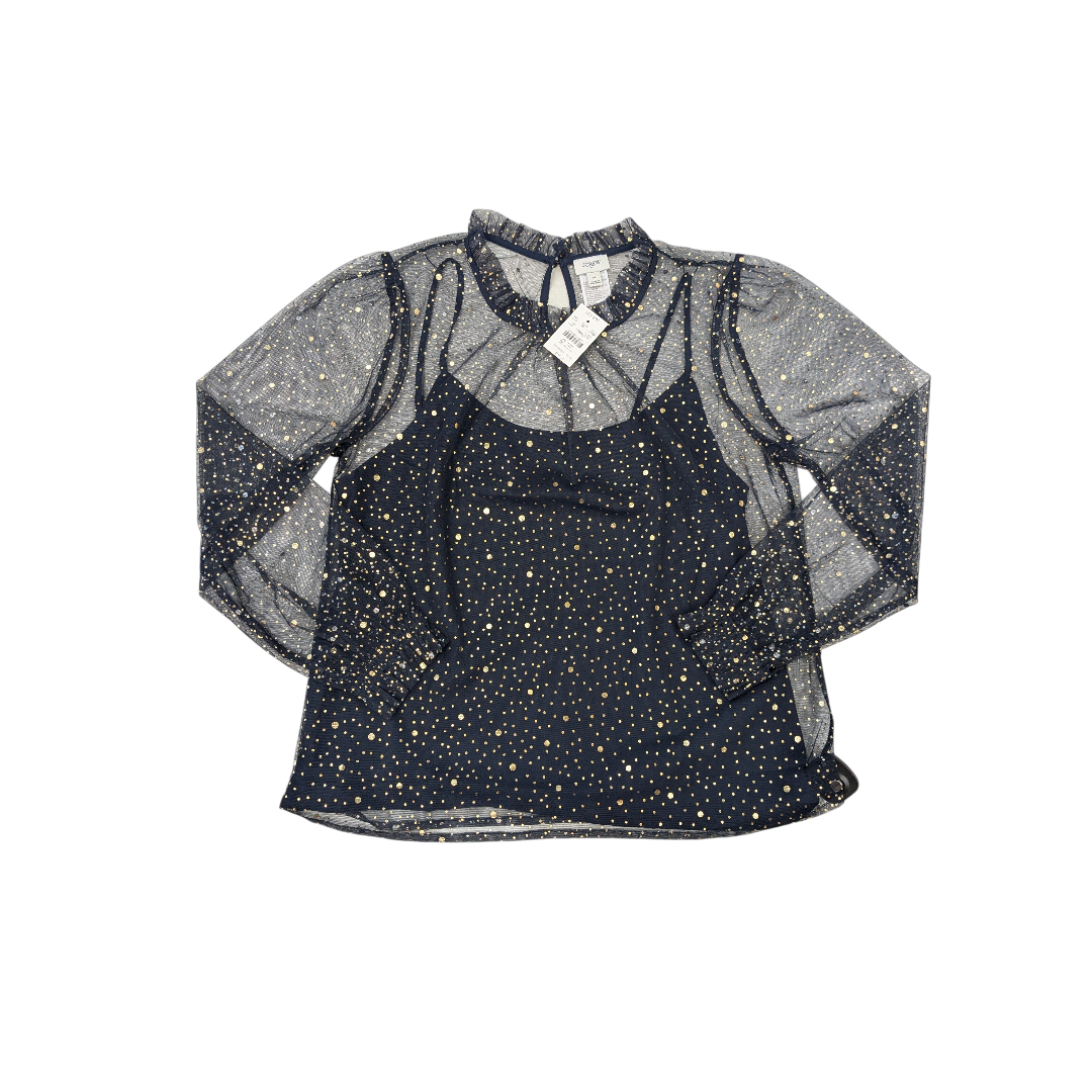 Top Ls By J. Crew In Navy, Size:M