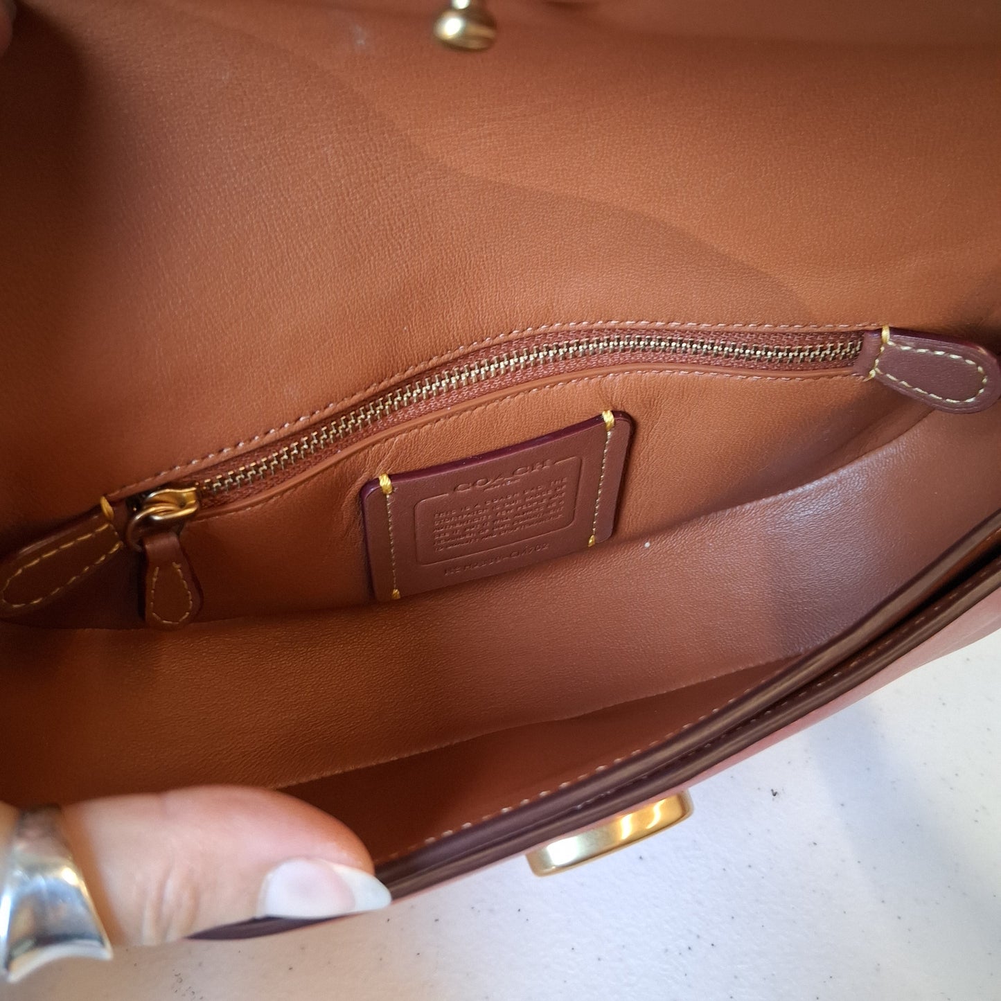 Crossbody Designer By Coach, Size: Small