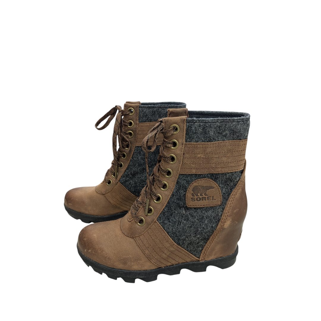Boots Designer By Sorel In Brown, Size:7