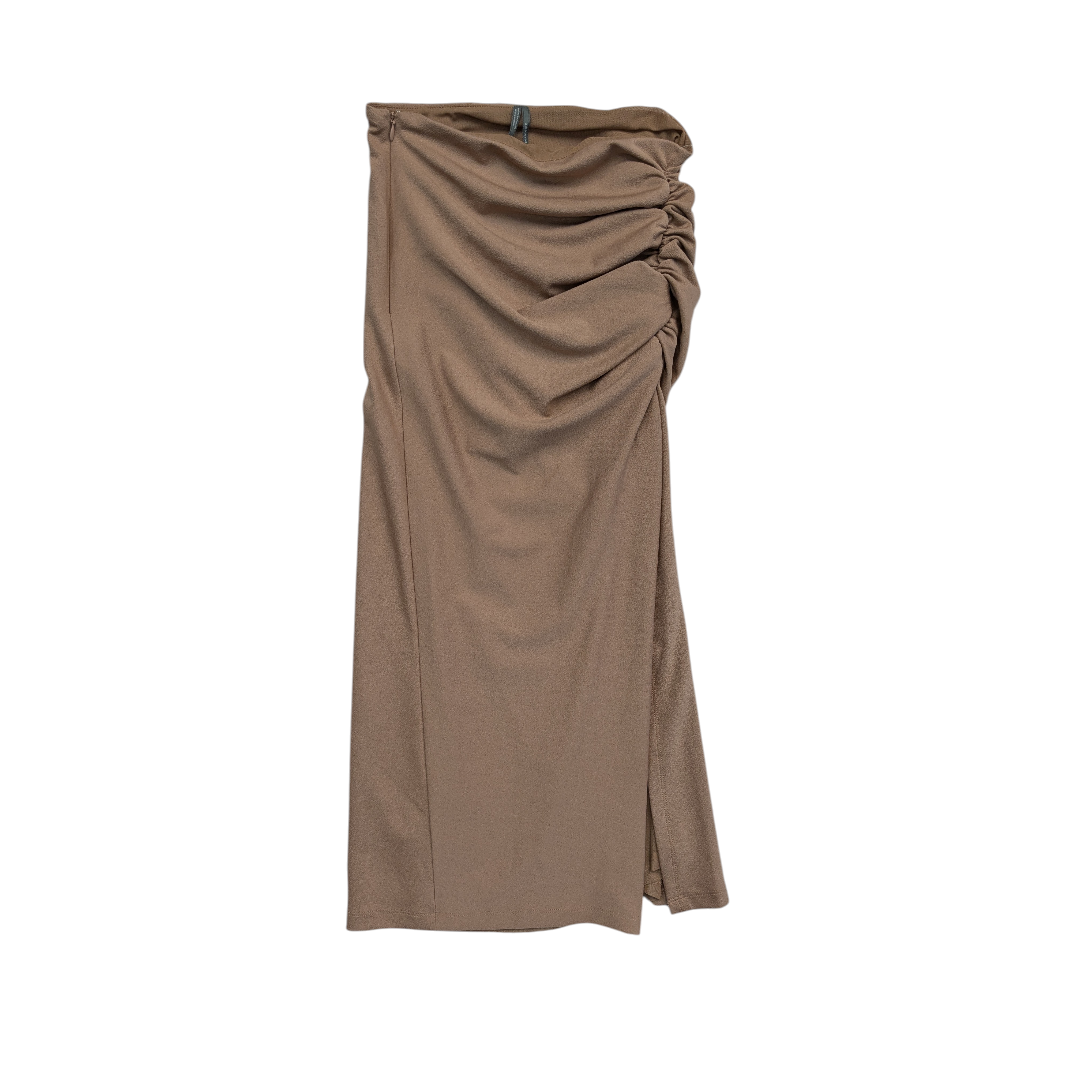 Skirt Maxi By Anthropologie In Tan, Size:Xs