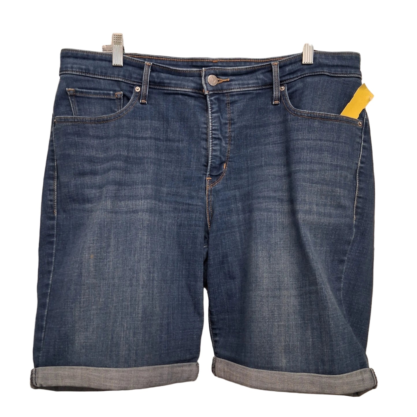 Shorts By Levis In Blue Denim, Size:20