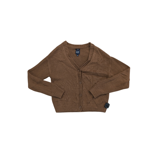 Sweater Cardigan By Gap In Brown, Size:S