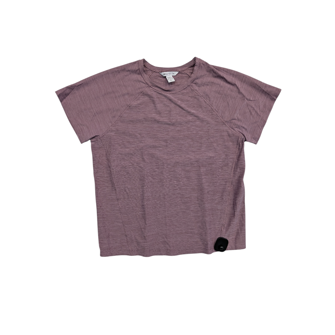 Athletic Top Ss By Athleta In Mauve, Size:M